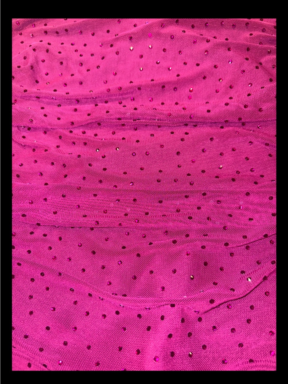 AFRM Fuchsia Pink Ruched Rhinestone Tank Top - Picture 4 of 6